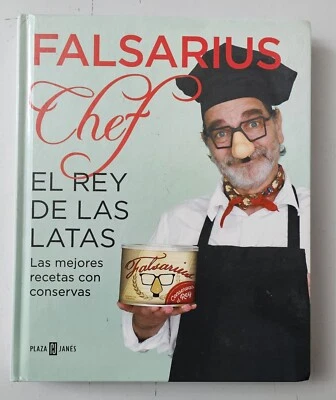 LIBRO FALSARIUS CHEF EL REY DE LAS LATAS Spain P&J 2016 Recetas Conservas - Imagen 1 de 4
