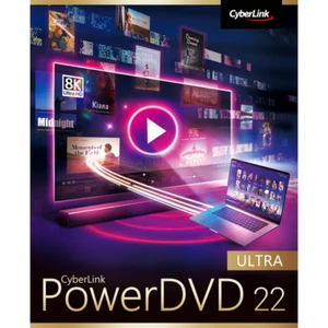 CyberLink PowerDVD 22 Ultra ESD (pobierz) 64-bitowy e-mail Windows 11/10/8.1/7 - Zdjęcie 1 z 6