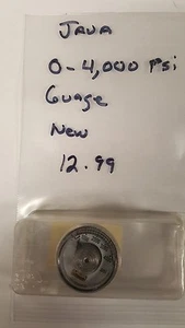 Java Spur 0-4.000 PSI Neu aus altem Lagerbestand! Neu im Karton Chrom - Bild 1 von 2