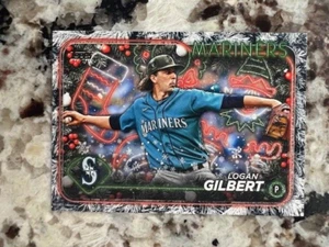 2024 Topps Holiday Holiday Tree Card Seattle Mariners Logan Gilbert #H156 - Bild 1 von 1