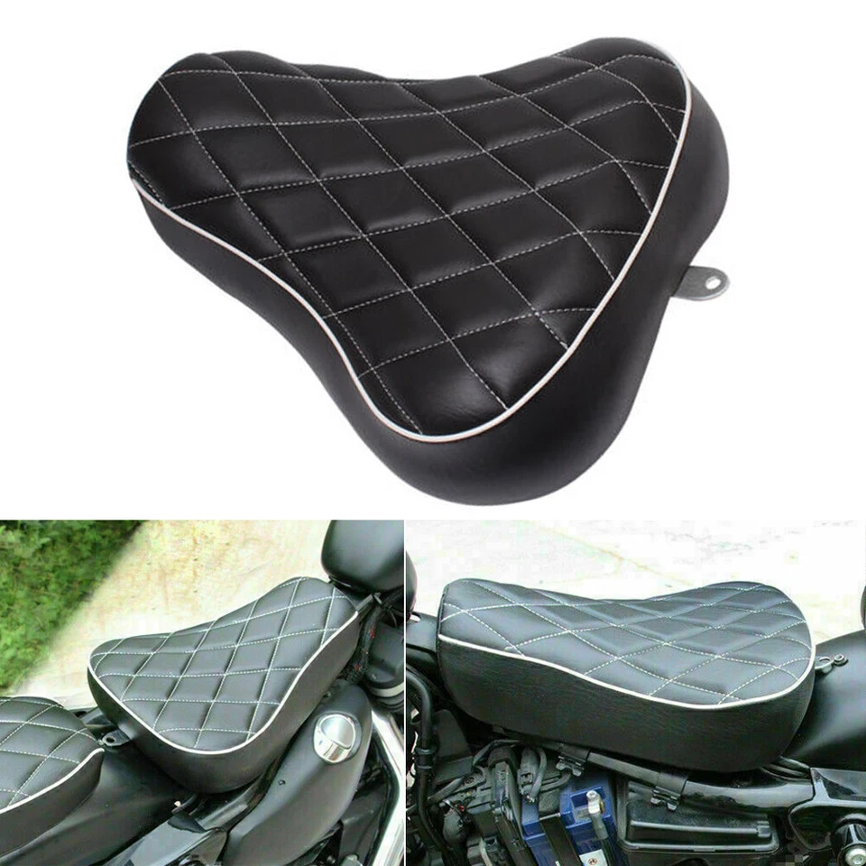 Front Driver Rider Solo Seat Cushion fit for Harley Sportster 1200 883 1983-2003 — 第 1/4 张图片