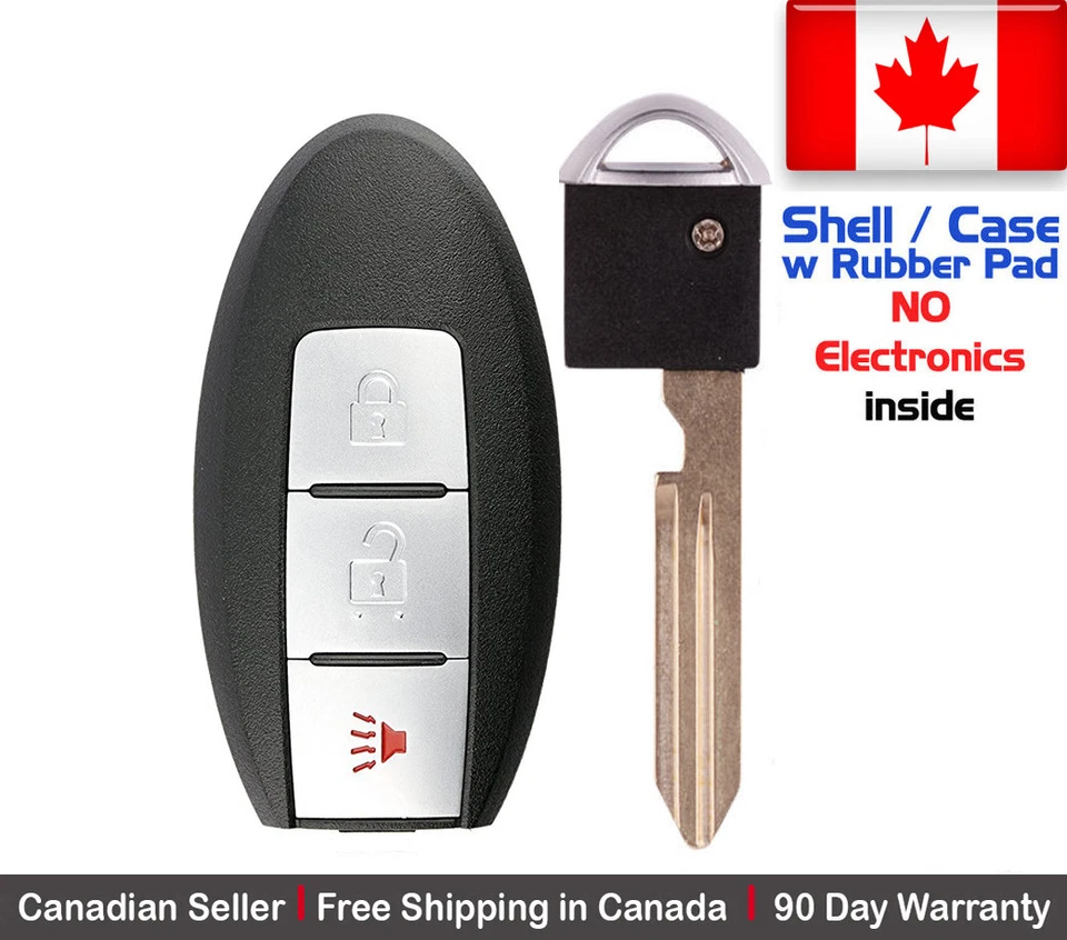 1x Novo Chaveiro de Controle Remoto de Entrada Sem Chave de Substituição Para Nissan Shell/Caixa - Imagem 1 de 1