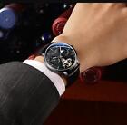 Schwungrad 42 mm Mode Büro Armbanduhr Auto Uhrwerk Mechanische Uhr Skelett
