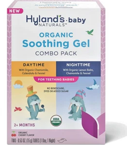 hyland's baby naturals organic soothing gel combo pack for teething babies - Picture 1 of 1