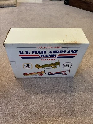 SpecCast US Mail #102 Airplane Bank 1:32 Scale NIB COA - Image 1 of 4