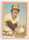 1978 O-Pee-Chee #201 Rollie Fingers Padres - Vf
