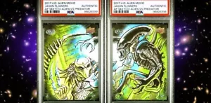 2017 Upper Deck Alien vs Predator Movie Sketch Card 1/1 Jason Flowers Puzzle PSA - Picture 1 of 6