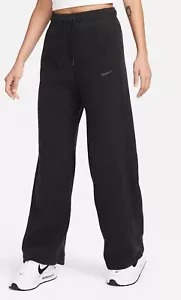Nike Sportswear Women's Medium Black Plush Sweatpants Medium DV4361 SALE - Picture 1 of 5