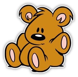 Pooky The Teddy Bear Cartoon Sticker Decal for Laptop Wall Phone Car Kids