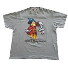 T-shirt sorcier graphique Disney Designs années 90 Mickey Mouse vintage années 90 XXL 2XL
