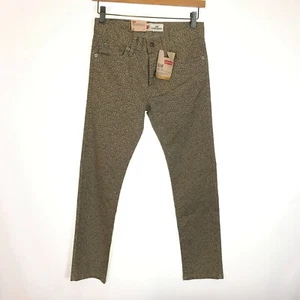 NWT Boys Size 14 Levis 510 Super Skinny Remix Retro Print Jeans - Picture 1 of 3