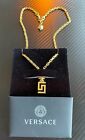 Gianni Versace necklace gold Medusa Greca Beauty MEN'S Ladies Accessories Auth