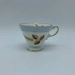 FOLEY Bone China EB 1850 Footed Tea Cup Wheat and Leaves Pattern 3242 England - Picture 1 of 9