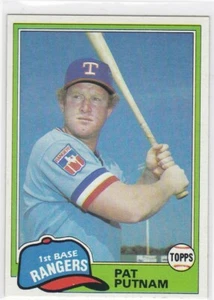 1981 Topps Pat Putnam Texas Rangers #498 - Picture 1 of 2