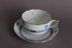 Herend Apponyi Blau Teetasse mit Untertasse 724 ASB-CH - Picture 1 of 8