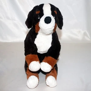 Ikea Brown Bernese Mountain Dog Shepherd Puppy Plush Plushie Stuffed Soft Toy - Picture 1 of 8
