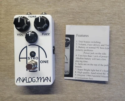 Analogman Astro Tone Fuzz ¡en estado casi como nuevo! Comprado nuevo en 2020 Foto 1 de 4
