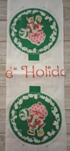 strawberry shortcake candy cane ornament fun fabric piece 5 x 5 inch - Bild 1 von 3