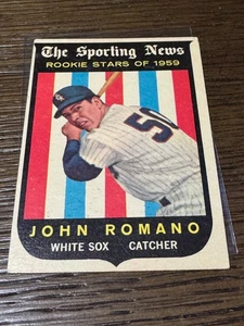 1959 Topps Stars John Romano - RC Chicago White Sox #138 - EX - Envío gratuito - Imagen 1 de 2