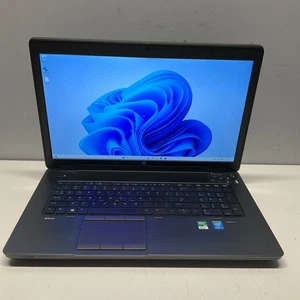 HP ZBook 17 Workstation Intel i7-4800MQ @ 2.70 GHz 8GB 750GB HDD Win 11 Pro - Picture 1 of 10