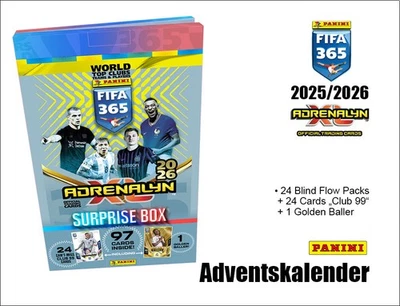 Panini FIFA 365 2025/2026 TC Adrenalyn XL - Fußball ADVENTSKALENDER
