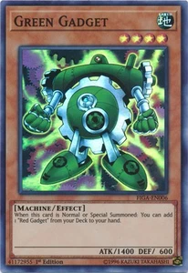 Green Gadget Super Rare Fists of the Gadgets YuGiOh Card - Picture 1 of 1