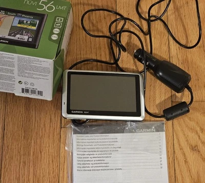 Garmin nüvi 56LMT GPS,  5" Screen, In Original Box W/Manual And Charger Vintage - Image 1 of 4