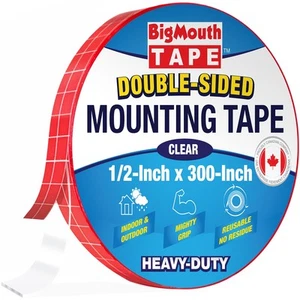 - Double Sided Tape Heavy Duty, Picture Hanging Strips, Carpet Tape, Two Side... - Picture 1 of 6