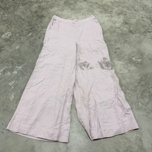 Free People Hose Damen Small Rosa Mauve Boho Oversize Weites Bein Unterteil LESEN - Bild 1 von 10