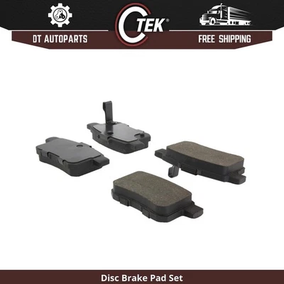 Para Acura TSX 2009-2010 | Pastillas de freno de disco traseras centradas | Cerámica Foto 1 de 4