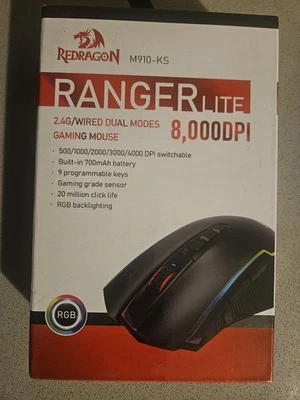 Redragon RANGER Lite Gaming Mouse 2.4G Wireless/Wired M910-KS - Image 1 of 2