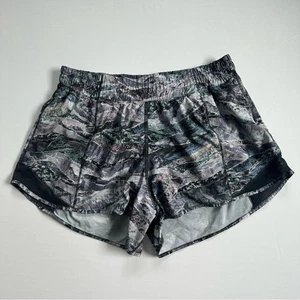 Lululemon Hotty Hot Shorts Größe 10 Fitnessstudio Laufen Springscape Multi Obsidian - Bild 1 von 8