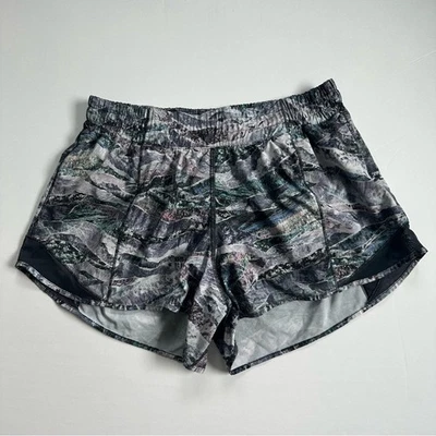Lululemon Hotty Hot Short Size 10 Gym Run Springscape Multi Obsidian - Image 1 of 4
