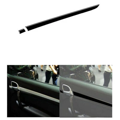 Capa de porta lateral de passageiro preta brilhante para Porsche Cayenne Sport SUV 2003-2010 - Imagem 1 de 4