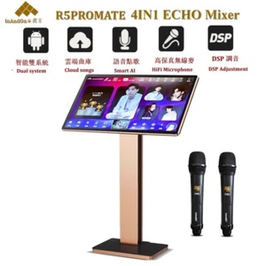 UK-InAndon 19.5'' R5PROMATE Karaoke player,1TB HDD 20K,songs 4IN1 ECHO Mixer - Picture 1 of 19