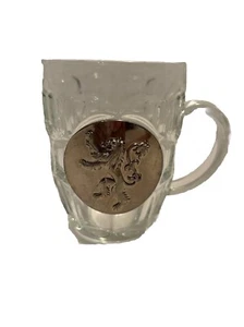 Juego de Tronos Piedra de Vidrio 5 Pulgadas Metal Lannister León Sigil - Imagen 1 de 9