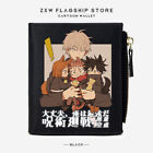 Anime Jujutsu Kaisen Shield Notecase Cosplay Cute PU Daily Wallet Gift