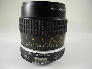 NIKON MICRO NIKKOR 55/2.8 AIS PERFECT GLASS PERFECT BARREL SIEHT UNBENUTZT - Bild 1 von 9