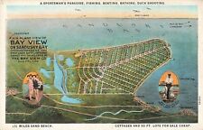 Bay View, Ohio Postcard Sandusky Bay Cottages & Lots For Sale  c 1924   C7