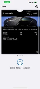 FC Barcelona AC Milano Ticket Section 135, Row 1A, Seat 4, August 1st 2023 - Picture 1 of 1