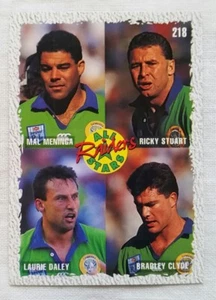 1995 ARL Dynamic Series 1 Card 218 -Raiders All Stars Meninga/Daley/Stuart/Clyde - Picture 1 of 2