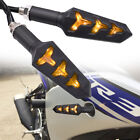 LED Motorcycle Turn Signal Tail Light Flashing Motorbike Indicator Blinker Pair