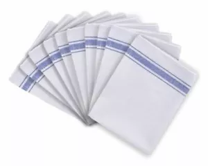 Pcck of 20 Cotton Catering Tea Towels Kitchen Restaurant Bar Glass Cloths - Picture 1 of 3