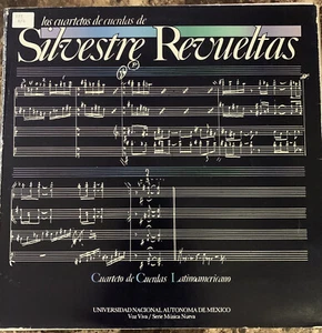 UNAM MUSICA NUEVA SERIES SILVESTRE REVUELTAS -CUARTETOS DE CUERDA- 1987 MEX LP - Picture 1 of 11