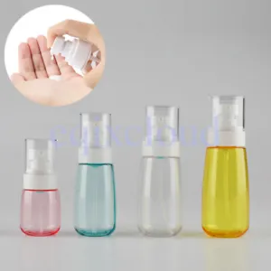 30ml 60ml 100ml Empty Plastic Lotion Pump Bottles Cosmetic Gel Travel Container - Picture 1 of 11