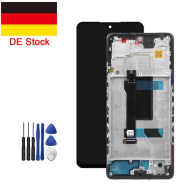 MARKENLOS DE - Für Xiaomi Redmi Note 12 Pro 5G LCD Display Touchscreen Digitizer w/ Rahmen