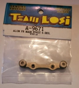 Team Losi Front Main Pivot 5 Degree Aluminum xxx4 4wd Buggy xxx-4 A-9671 - Picture 1 of 1
