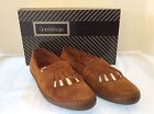 Versace Gianni Cognac Suede Rare Vintage 7 With Original Box