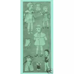 For 12" Patsy Doll Clothing Pattern #442 - Picture 1 of 1