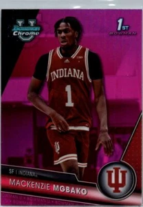 2023-24 Bowman University Chrom #92 Mackenzie Mgbako rosa Refraktor - Bild 1 von 2